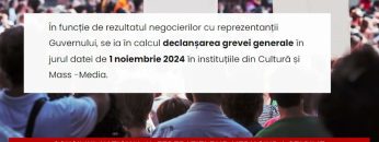 Consiliul Național al Federației FAIR-MediaSind a stabilit calendarul acțiunilor greviste din mass-media  împotriva Guvernului